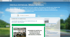 Desktop Screenshot of escoladeusamoraes2.blogspot.com