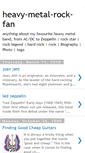 Mobile Screenshot of heavy-metal-rock-fan.blogspot.com