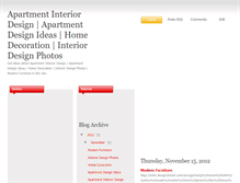 Tablet Screenshot of apartmentdesigns.blogspot.com