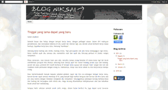 Desktop Screenshot of blogniksai.blogspot.com