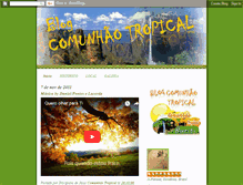 Tablet Screenshot of comunhaotropical.blogspot.com