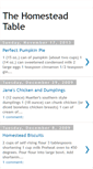 Mobile Screenshot of homesteadtable.blogspot.com