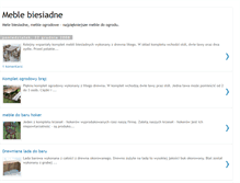 Tablet Screenshot of meble-biesiadne.blogspot.com
