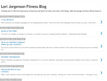 Tablet Screenshot of lorijorgensonfitness.blogspot.com