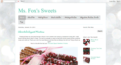 Desktop Screenshot of mrsfoxssweets.blogspot.com