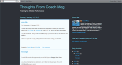 Desktop Screenshot of coachmegs.blogspot.com