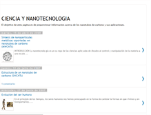 Tablet Screenshot of nanotecnologia-nanotubes.blogspot.com