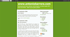 Desktop Screenshot of antoniobarrera.blogspot.com
