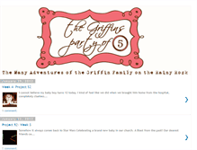 Tablet Screenshot of griffinspartyof5.blogspot.com