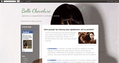 Desktop Screenshot of bellechevelure.blogspot.com