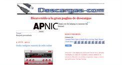 Desktop Screenshot of descargas-com.blogspot.com
