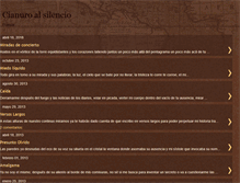 Tablet Screenshot of cianuroalsilencio.blogspot.com