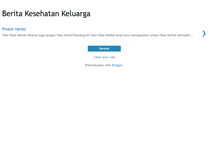 Tablet Screenshot of berita-kesehatan.blogspot.com