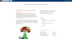 Desktop Screenshot of londonolympicsblog.blogspot.com