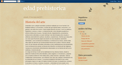 Desktop Screenshot of edadprehistorica.blogspot.com