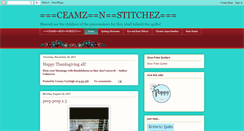 Desktop Screenshot of ceamznstitchez.blogspot.com