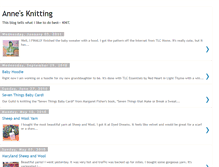 Tablet Screenshot of annesknitting.blogspot.com