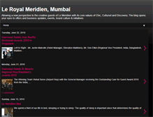 Tablet Screenshot of lemeridienmumbai.blogspot.com