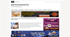 Desktop Screenshot of berita-komunitas.blogspot.com