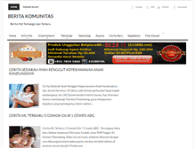 Tablet Screenshot of berita-komunitas.blogspot.com