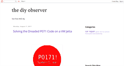 Desktop Screenshot of diyobserver.blogspot.com