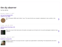 Tablet Screenshot of diyobserver.blogspot.com