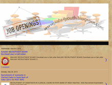 Tablet Screenshot of jobs4youth.blogspot.com