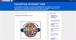 Desktop Screenshot of favoritosinternet2000.blogspot.com