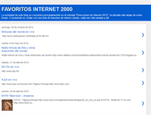 Tablet Screenshot of favoritosinternet2000.blogspot.com