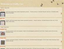 Tablet Screenshot of craftycoo.blogspot.com