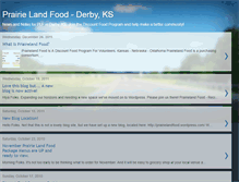 Tablet Screenshot of derbyprairielandfood.blogspot.com