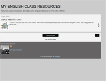 Tablet Screenshot of myenglishclassresources.blogspot.com