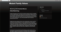 Desktop Screenshot of mutantfamilyvalues.blogspot.com