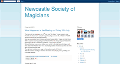 Desktop Screenshot of newcastlemagic.blogspot.com