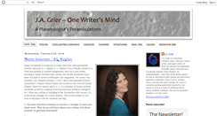 Desktop Screenshot of onewritersmind.blogspot.com