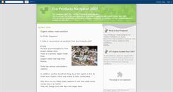 Desktop Screenshot of ecopronavi2007.blogspot.com