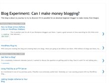Tablet Screenshot of blogexperiment101.blogspot.com