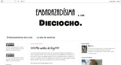 Desktop Screenshot of embarazadisimaalosdieciocho.blogspot.com