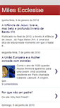 Mobile Screenshot of milesecclesiae.blogspot.com