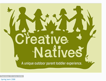 Tablet Screenshot of creative-natives.blogspot.com