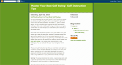 Desktop Screenshot of getbestgolfswing.blogspot.com