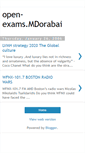Mobile Screenshot of open-examsmba.blogspot.com