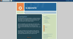 Desktop Screenshot of piponeria.blogspot.com