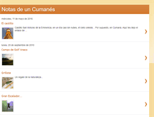 Tablet Screenshot of notasdeuncumanes.blogspot.com