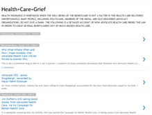 Tablet Screenshot of healthcaregrief.blogspot.com
