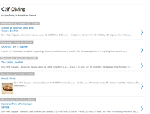 Tablet Screenshot of clif-diving.blogspot.com