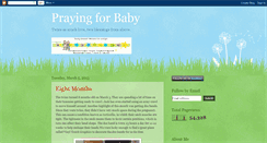 Desktop Screenshot of prayingforbabyobrien.blogspot.com