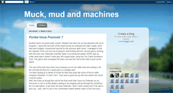 Desktop Screenshot of muckmudandmachines.blogspot.com