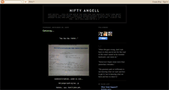 Desktop Screenshot of niftyangell.blogspot.com