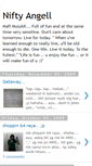 Mobile Screenshot of niftyangell.blogspot.com
